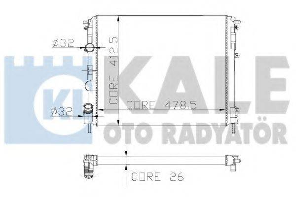 KALE OTO RADYATOR 169300