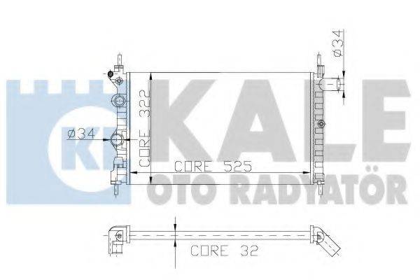KALE OTO RADYATOR 177300