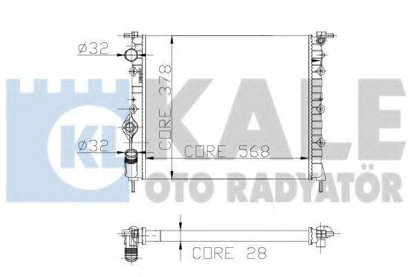 KALE OTO RADYATOR 181400