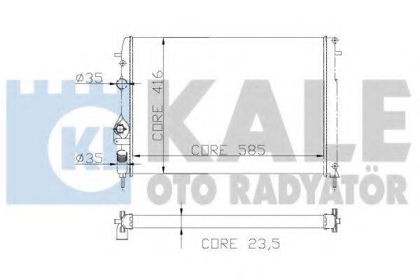 KALE OTO RADYATOR 205500