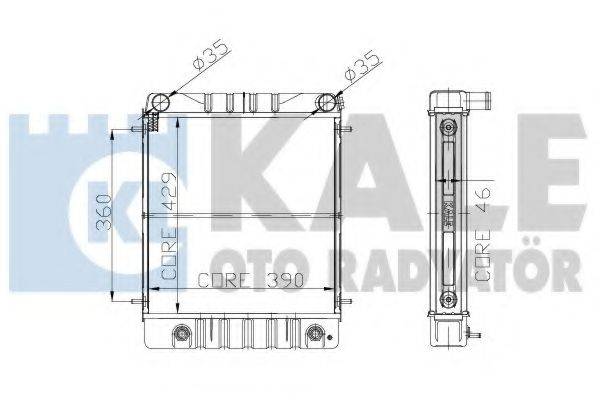 KALE OTO RADYATOR 206700