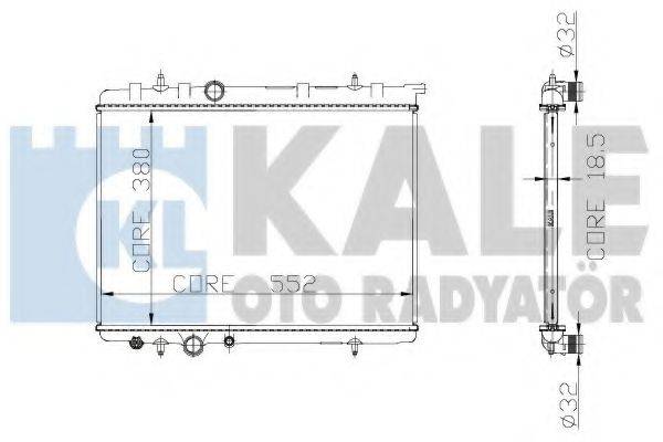 KALE OTO RADYATOR 225300