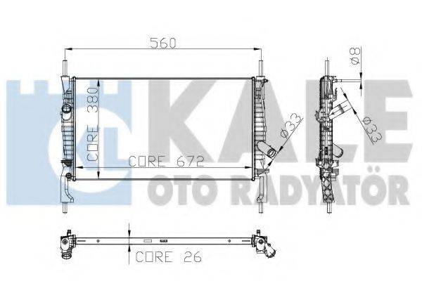 KALE OTO RADYATOR 232200