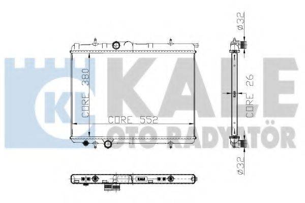 KALE OTO RADYATOR 241100