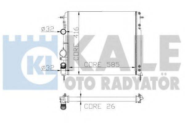 KALE OTO RADYATOR 251200