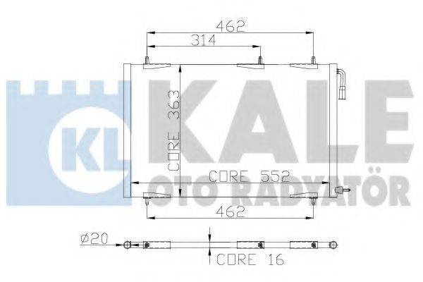 KALE OTO RADYATOR 300100