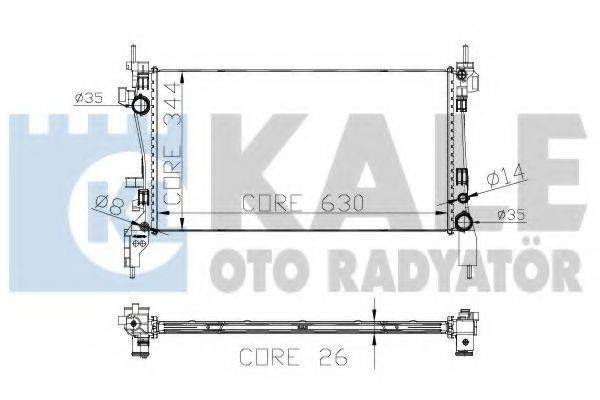 KALE OTO RADYATOR 308400