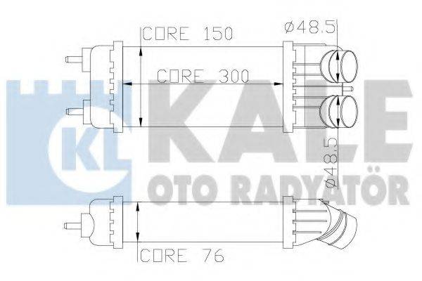 KALE OTO RADYATOR 343700