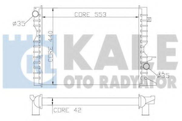 KALE OTO RADYATOR 350600
