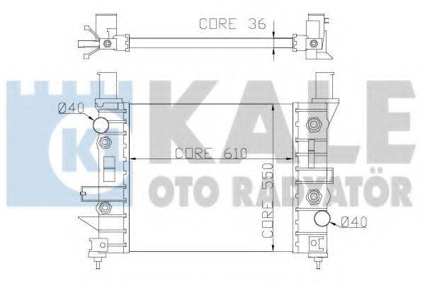 KALE OTO RADYATOR 351200