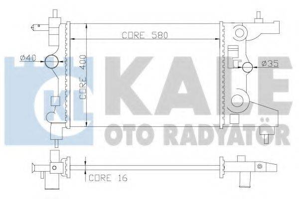 KALE OTO RADYATOR 355200
