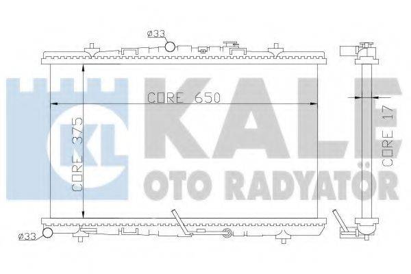 KALE OTO RADYATOR 371300