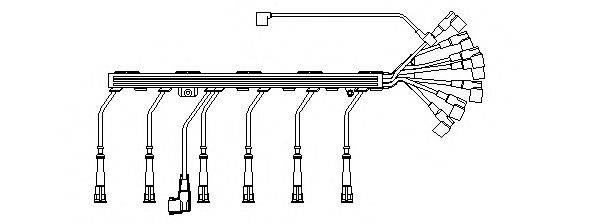 TOPRAN 500487 Комплект дротів запалювання