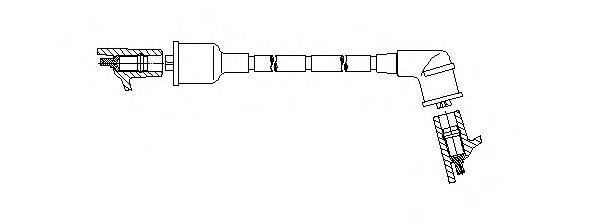 NGK 870197 Провід запалювання