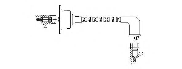 NGK 870331 Провід запалювання