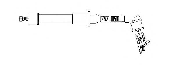 NGK 870342 Провід запалювання