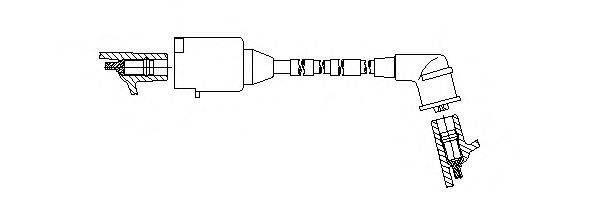 NGK 860129 Провід запалювання