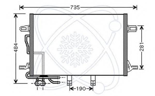 WEBASTO 35517 Конденсатор, кондиціонер