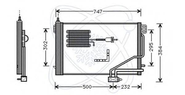 WEBASTO 35536 Конденсатор, кондиціонер