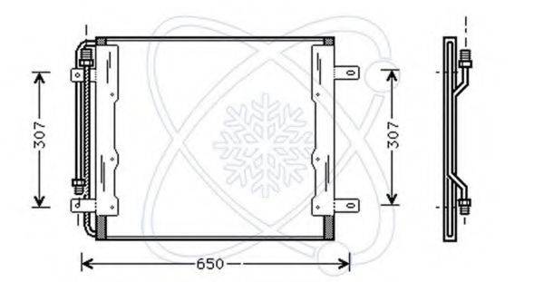 WEBASTO 35781 Конденсатор, кондиціонер