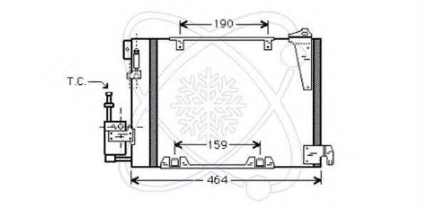 WEBASTO 35302 Конденсатор, кондиціонер