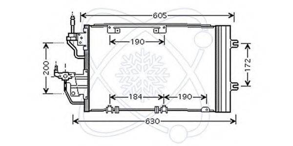WEBASTO 35633 Конденсатор, кондиціонер