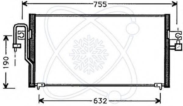 WEBASTO 35231 Конденсатор, кондиціонер