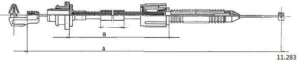 CABOR 110283 Тросик газу