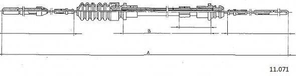 CABOR 11071 Тросик газу