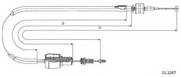 CABOR 111247 Тросик газу