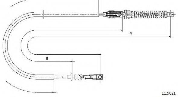 SEIM 600200 Тросик газу