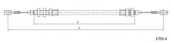 SEIM 554630 Тросик газу