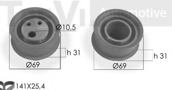 AUTOKIT 045167 Комплект ременя ГРМ