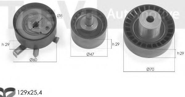 AUTOKIT 045219 Комплект ременя ГРМ
