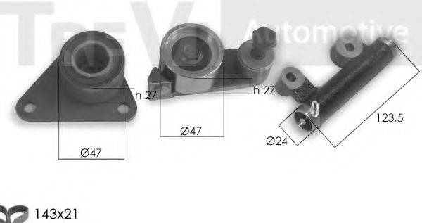 AUTOKIT 045198 Комплект ременя ГРМ