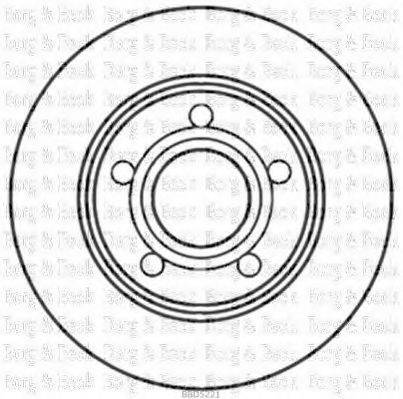 BORG & BECK BBD5221