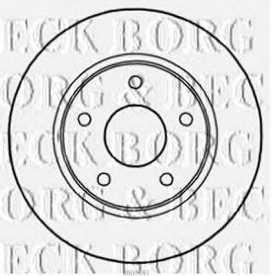 BORG & BECK BBD5187