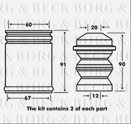 BORG & BECK BPK7025