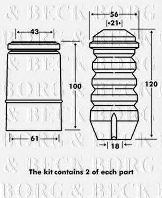 BORG & BECK BPK7077