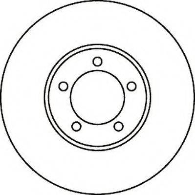 LUCAS ELECTRICAL DF1555 гальмівний диск