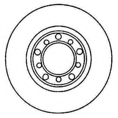LUCAS DF1617 гальмівний диск