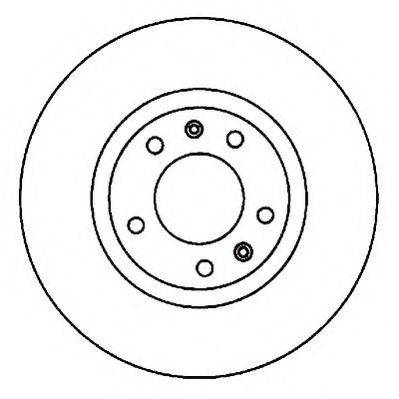 LUCAS DF1028 гальмівний диск
