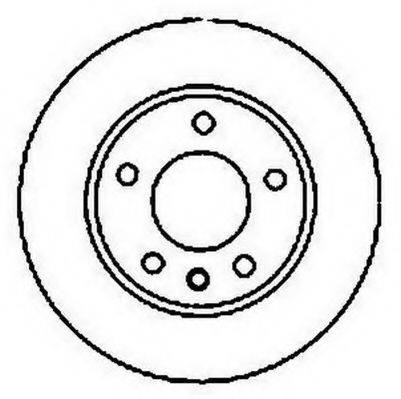 TRUSTING DF367 гальмівний диск
