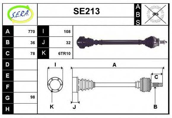 SERA 101927 Приводний вал
