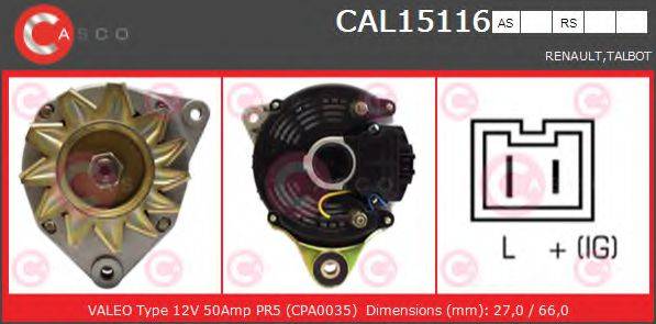 CASCO CAL15116AS