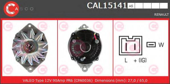 CASCO CAL15141AS