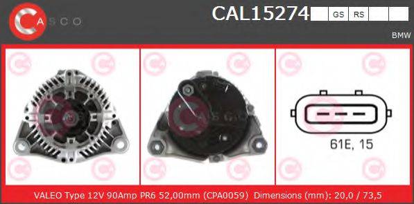 CASCO CAL15274GS