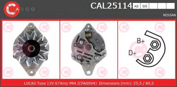 CASCO CAL25114AS