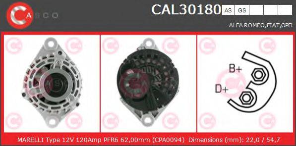 CASCO CAL30180AS