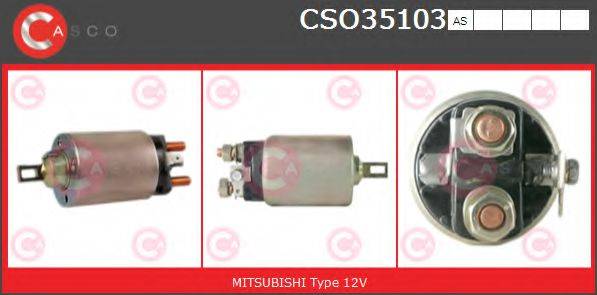 MAZDA 034224760 Тягове реле, стартер